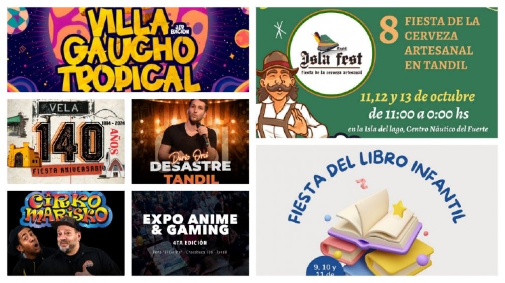 Extensa agenda para el fin de semana largo